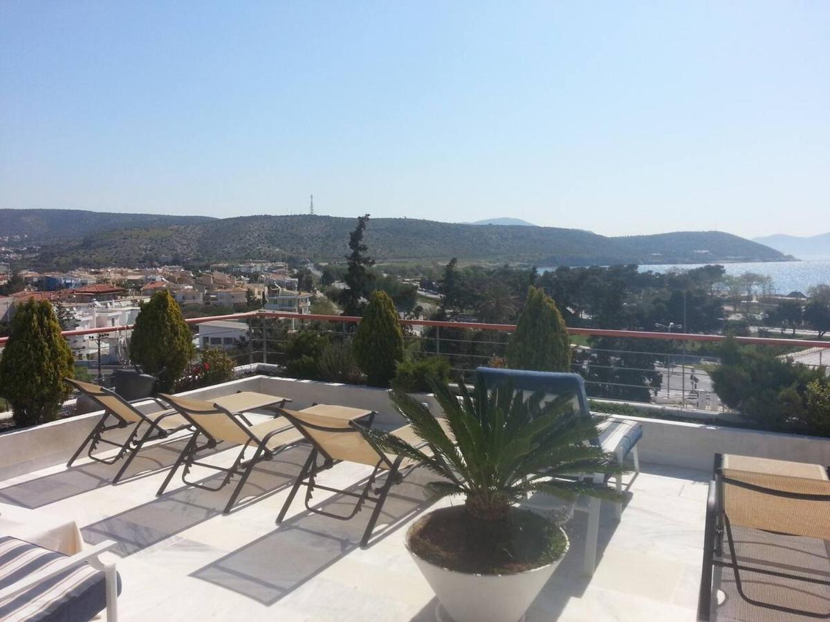 Varkiza Seaside Penthouse With Private Roof Deck Vári Ngoại thất bức ảnh